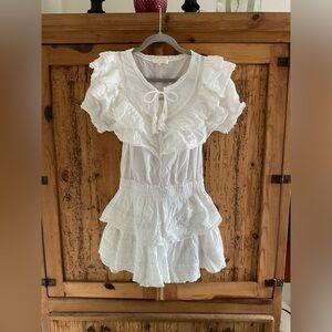 LoveShackFancy Liv Mini Dress